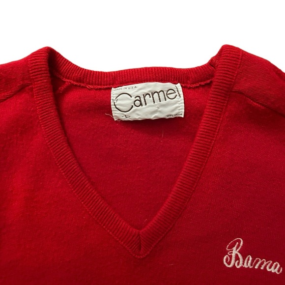 Vintage Carmel Embroidered Alabama Sweater - Picture 3 of 4